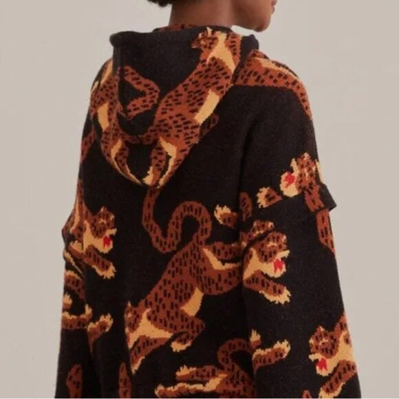 FARM Rio Black Leopards Knit Jacket - Picture 5 of 16